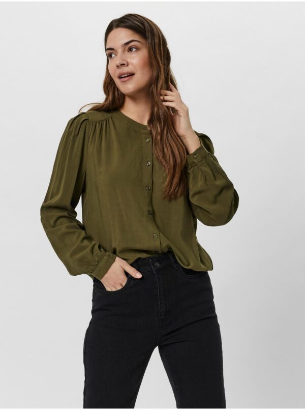 Khaki blouse VERO MODA Nads - Women