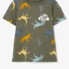 Khaki boys patterned t-shirt name it Jalil - Boys