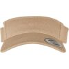Khaki cap with curved visor