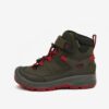Khaki girls' outdoor leather ankle boots Keen Redwood Mid - Girls