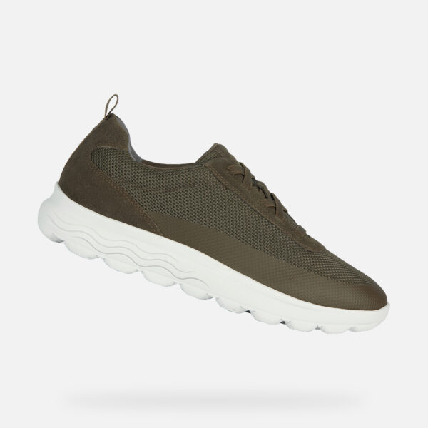 Khaki men's sneakers Geox Spherica - Men's