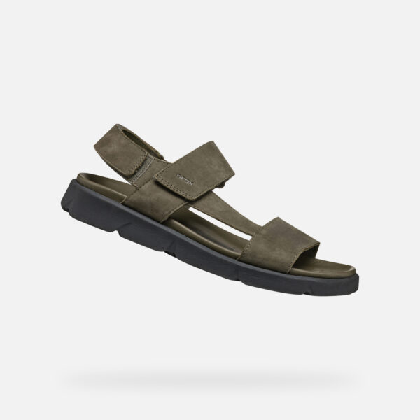 Khaki men's sneakers Geox XAN2S - Men's