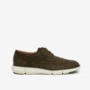 Khaki men's suede shoes Geox - Men