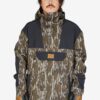 Khaki men's winter patterned anorak DC - Men's