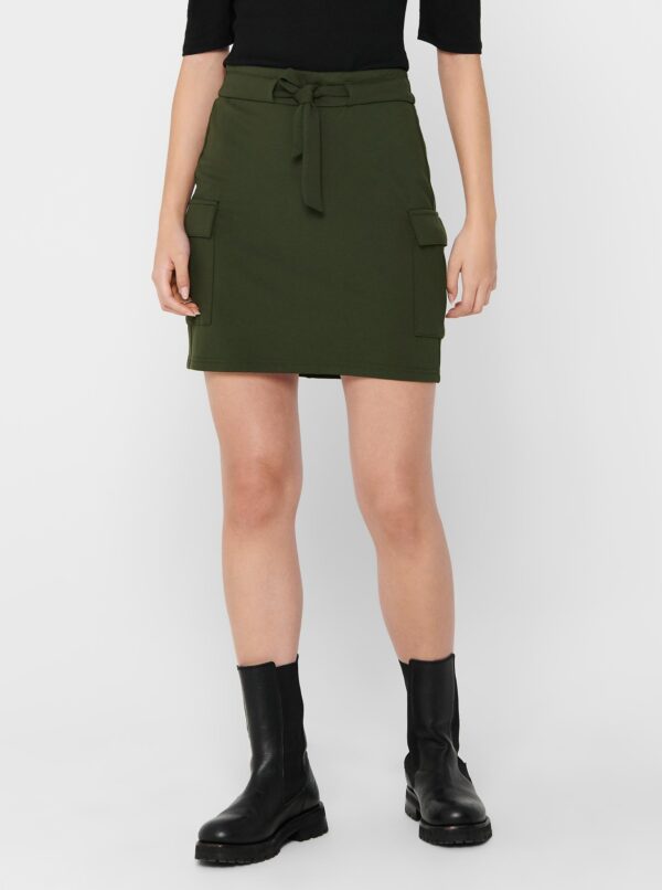 Khaki skirt ONLY-Poptrash - Women