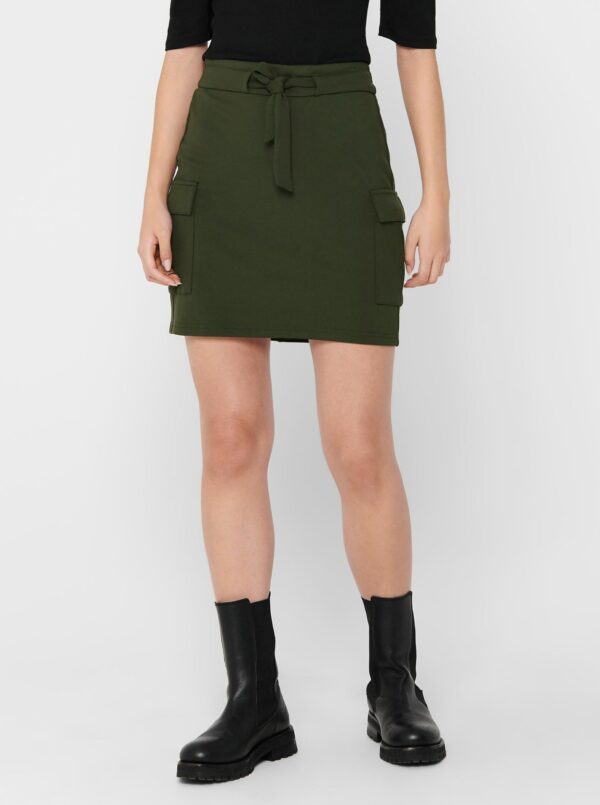 Khaki skirt ONLY-Poptrash - Women