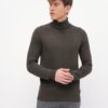 Khaki turtleneck Jack & Jones Emil - Men's