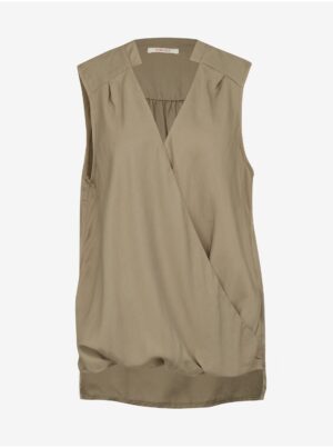 Khaki women's blouse CAMAIEU - Women's