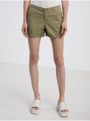 Khaki women's shorts CAMAIEU - Women's