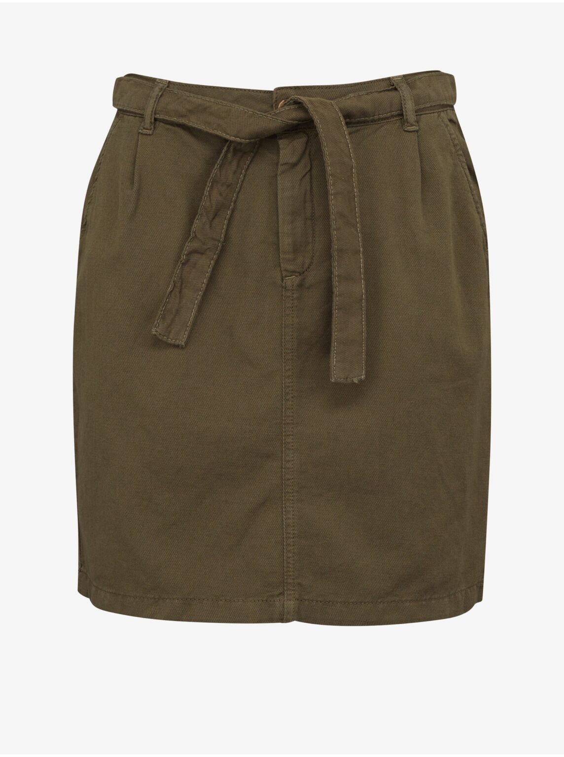 Khaki women's skirt CAMAIEU - Women's