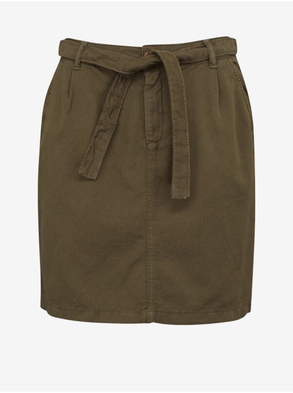 Khaki women's skirt CAMAIEU - Women's