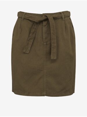 Khaki women's skirt CAMAIEU - Women's