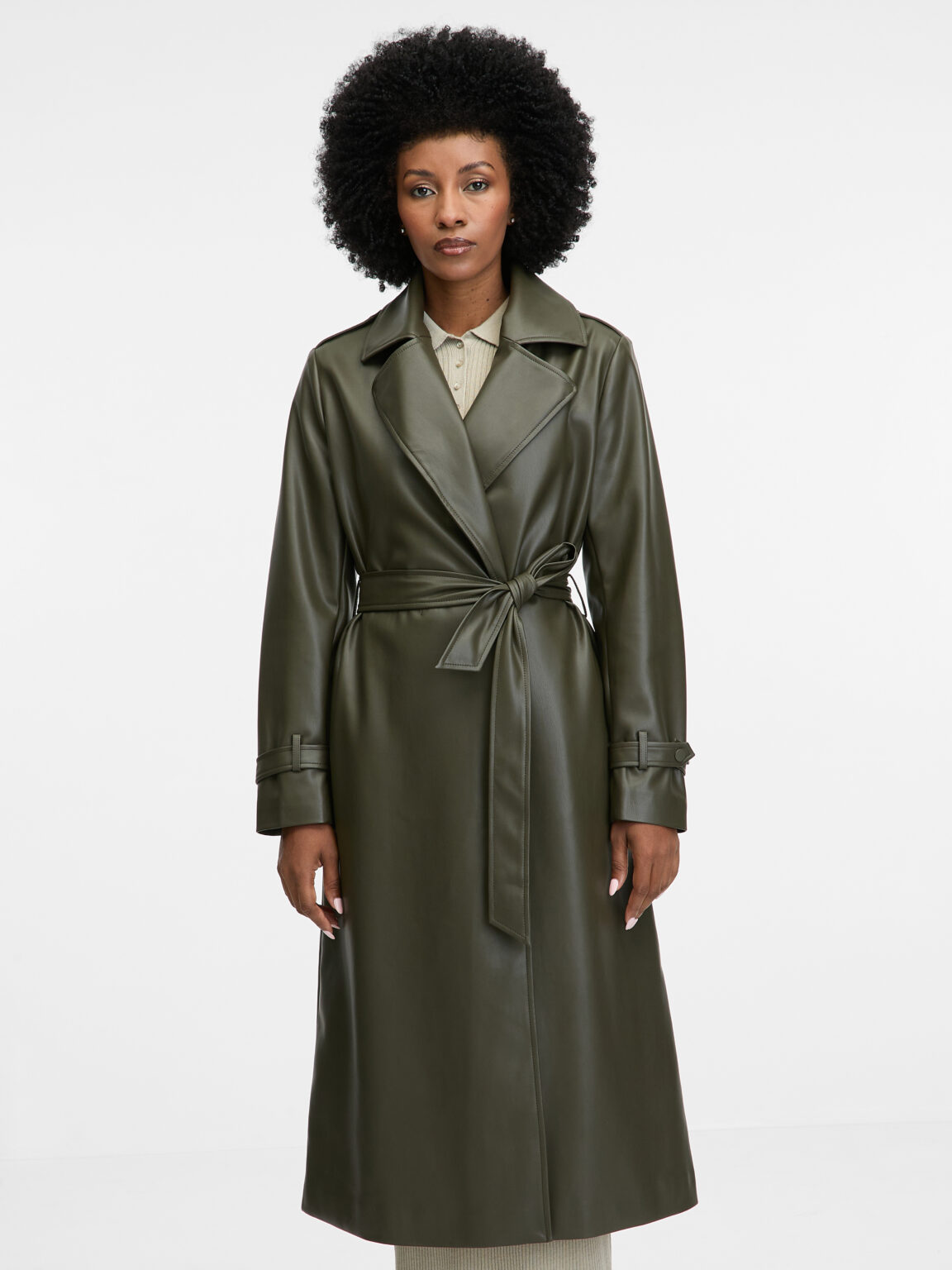 Khaki women's trench coat ORSAY - Women's