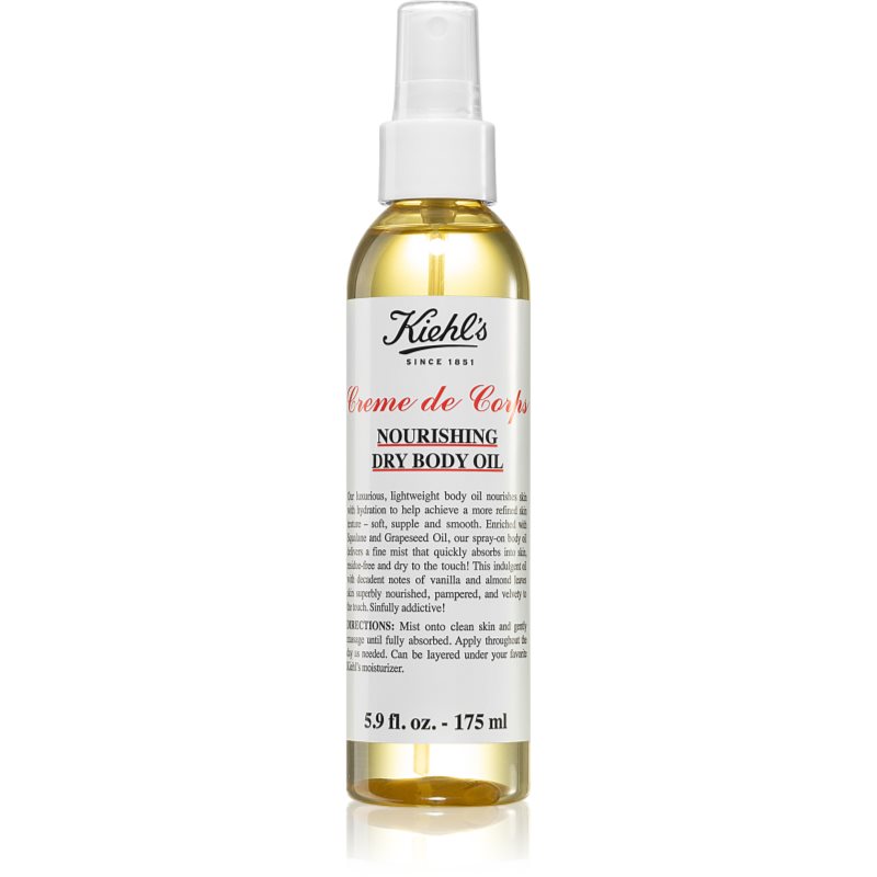 Kiehl's Creme de Corps Nourishing Dry Body Oil tápláló száraz olaj testre 175 ml-Ár
