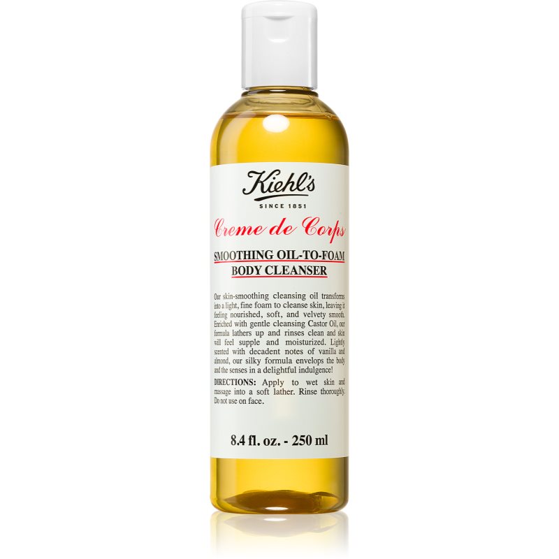 Kiehl's Creme de Corps Smoothing Oil-to-Foam Body Cleanser testolaj minden bőrtípusra 250 ml-Ár