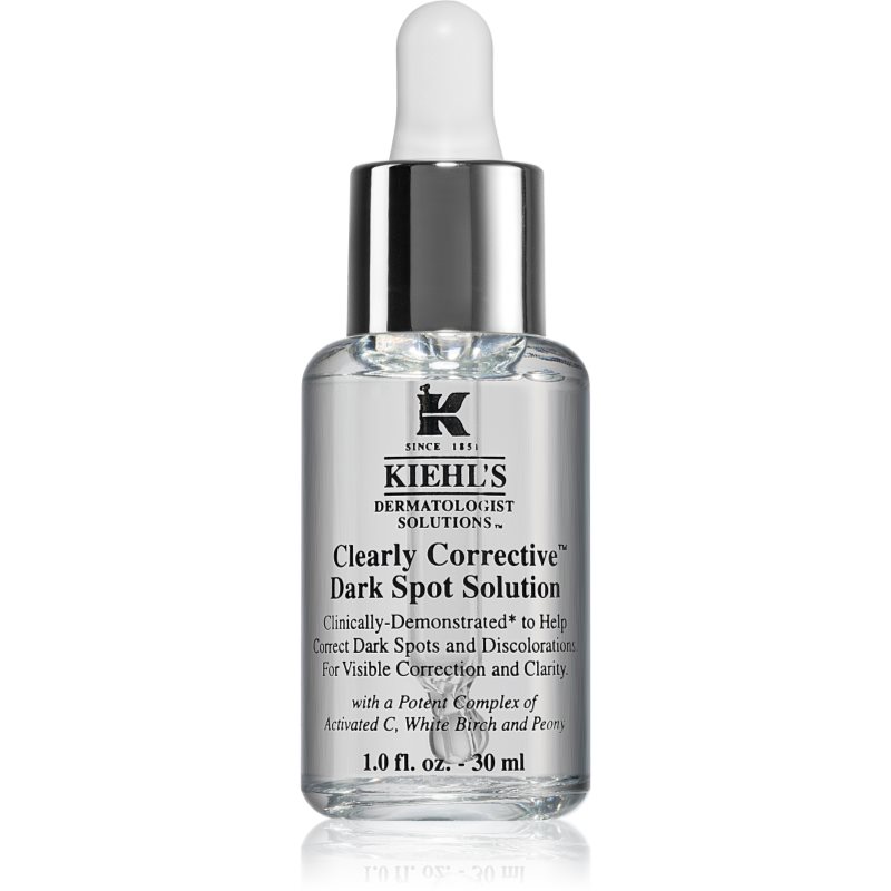Kiehl's Dermatologist Solutions Clearly Corrective Dark Spot Solution bőr szérum a pigment foltok ellen 30 ml-Ár