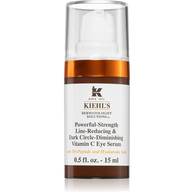 Kiehl's Dermatologist Solutions Powerful-Strength Line-Reducing & Dark Circle-Diminishing Vitamin C szérum szemre minden bőrtípusra