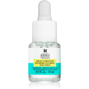 Kiehl's Dermatologist Solutions Truly Targeted Blemish-Clearing Solution szérum az aknés bőrre hölgyeknek 15 ml