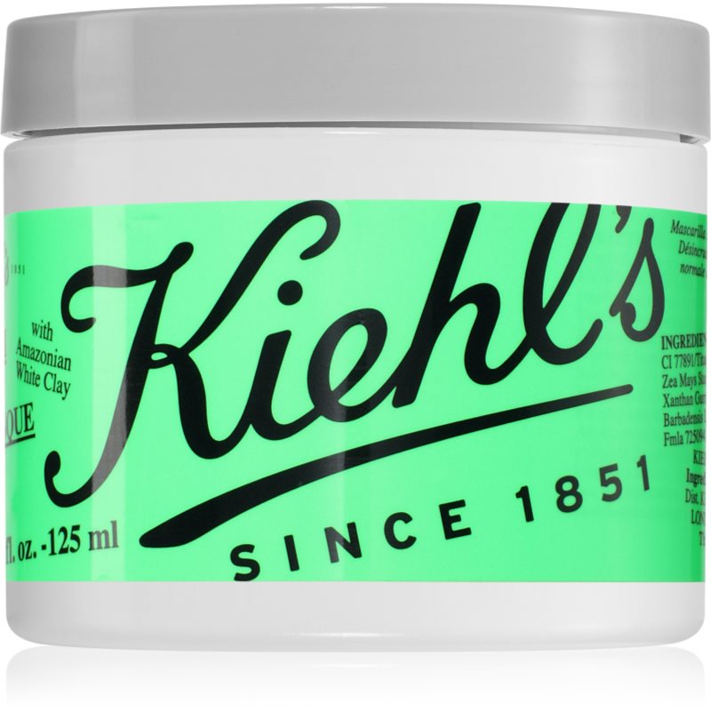 Kiehl's Rare Earth Deep Pore Cleansing Mask mélyen tisztító maszk a pórusok méretének csökkentésére hölgyeknek 125 ml