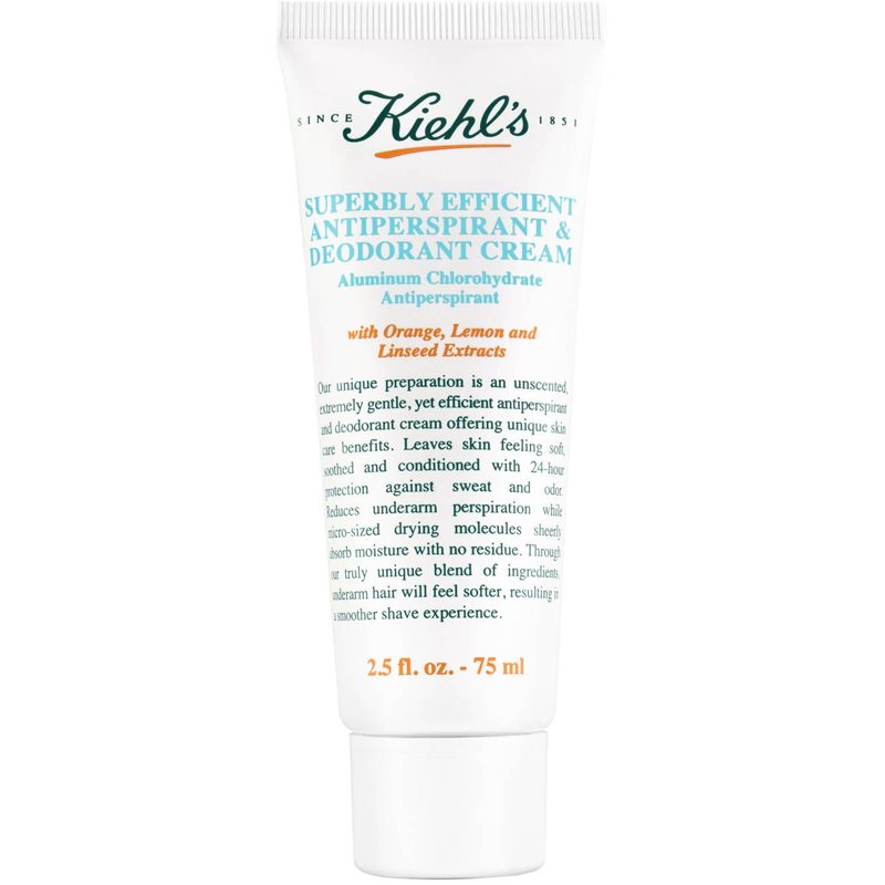 Kiehl's Superbly Efficient Antiperspirant & Deodorant Cream krémes izzadásgátló minden bőrtípusra 75 ml-Ár