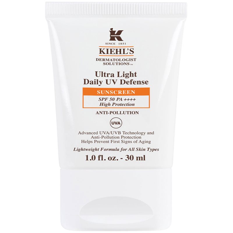 Kiehl's Ultra Light Daily UV Defense ultrakönnyű védő fluid minden bőrtípusra