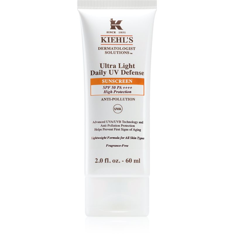 Kiehl's Ultra Light Daily UV Defense ultrakönnyű védő fluid minden bőrtípusra