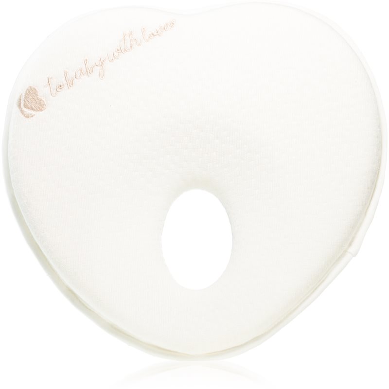 Kikkaboo Heart Airknit párna újszülötteknek 28×24×4 cm White 6 m+ 1 db-Ár