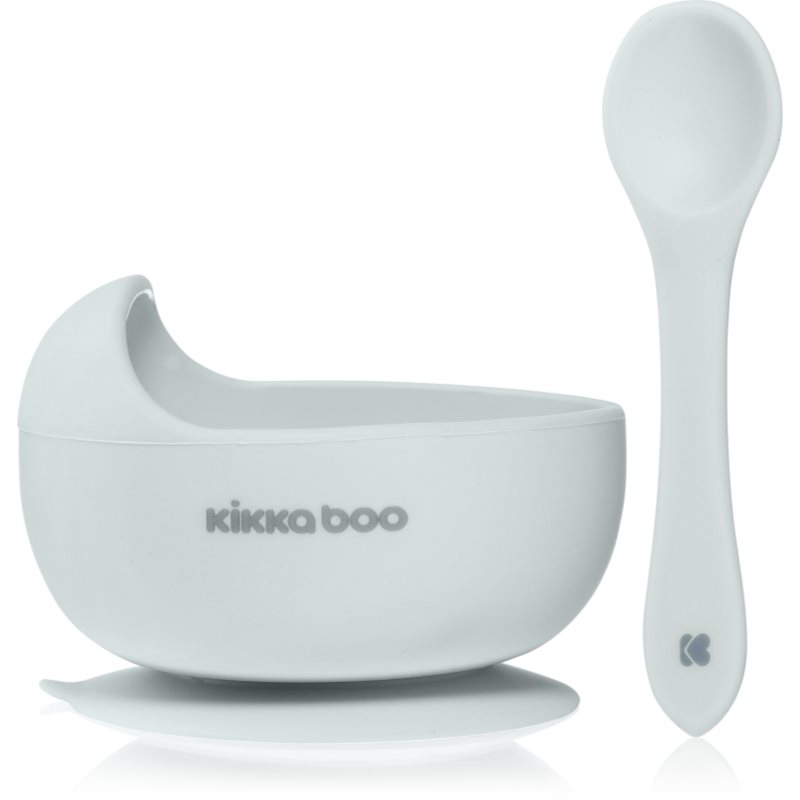 Kikkaboo Silicone Bowl with Spoon szilikon tálka kanállal 4 m+ Blue 2 db-Ár