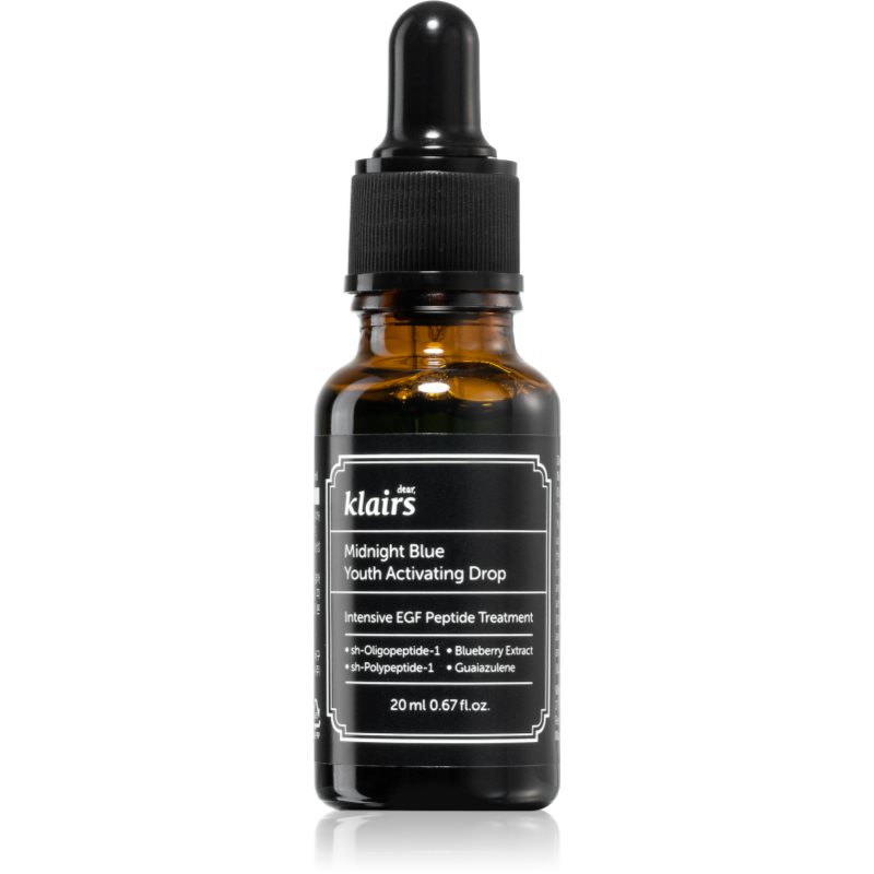 Klairs Midnight Blue Youth Activating Drop aktiváló szérum a bőr fiatalításáéer 20 ml-Ár