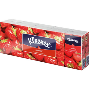 Kleenex Aroma papírzsebkendő Strawberry 10x10 db-Ár