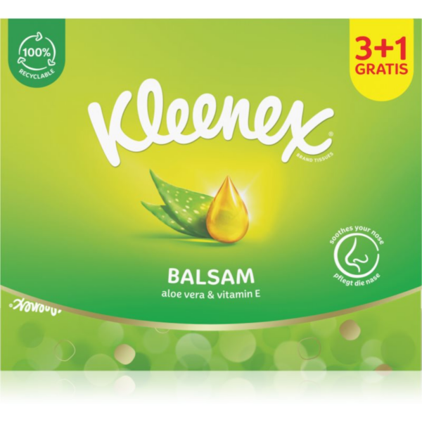 Kleenex Balsam Box papírzsebkendő 4x64 db-Ár