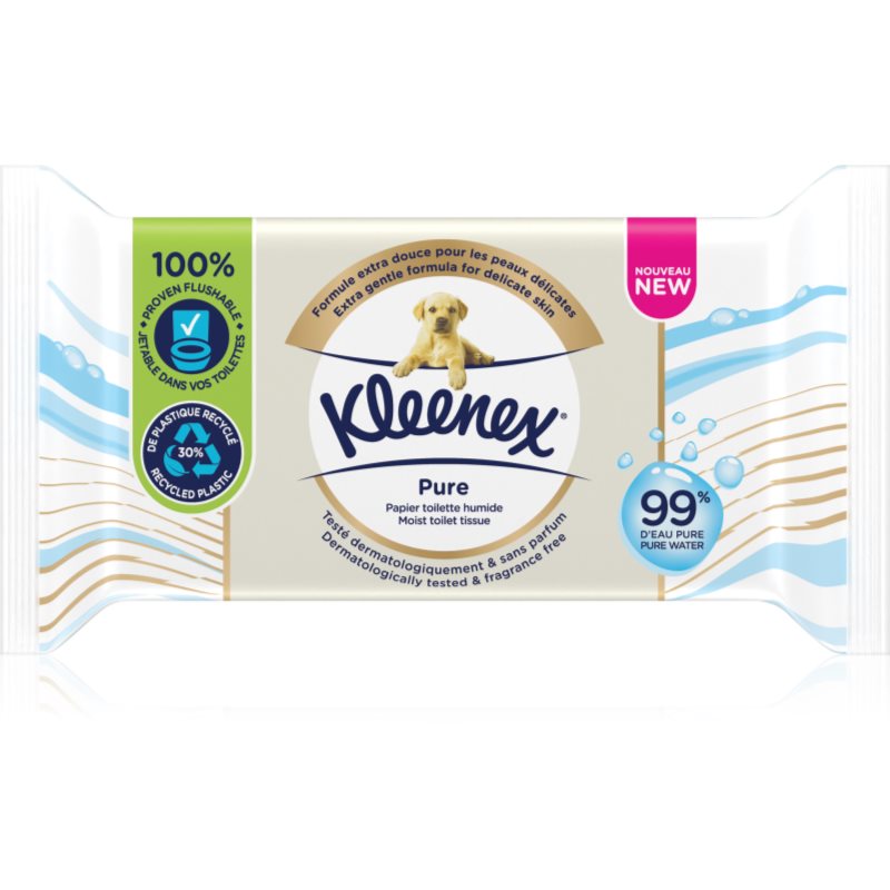 Kleenex Pure nedves WC papír 38 db-Ár