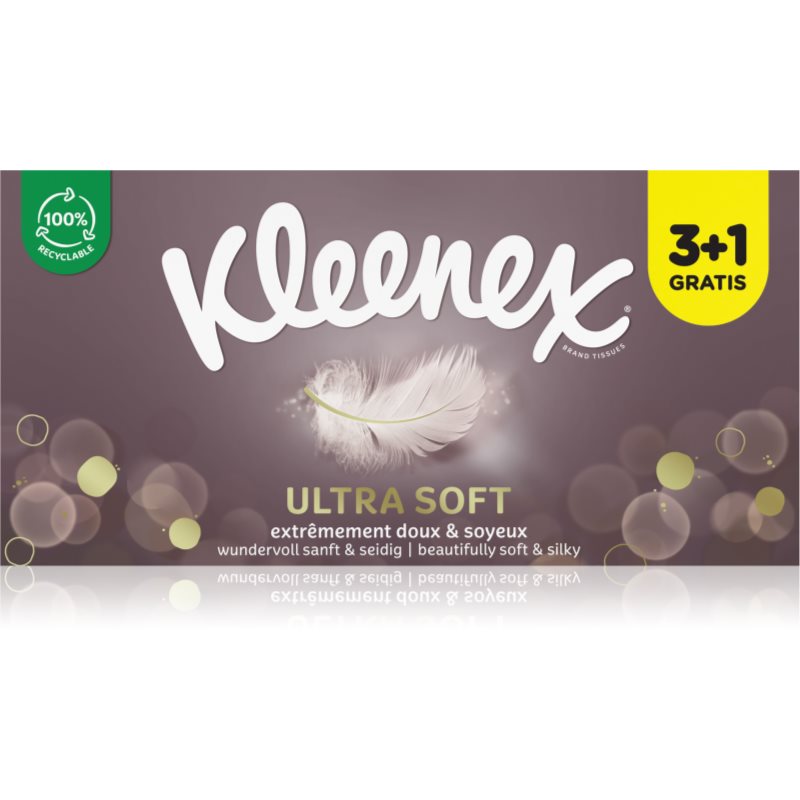 Kleenex Ultra Soft Box papírzsebkendő 4x64 db-Ár