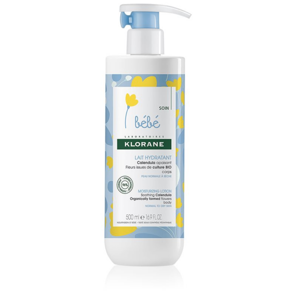 Klorane Bébé Calendula hidratáló testápoló gyerekeknek és újszülötteknek 500 ml-Eredeti