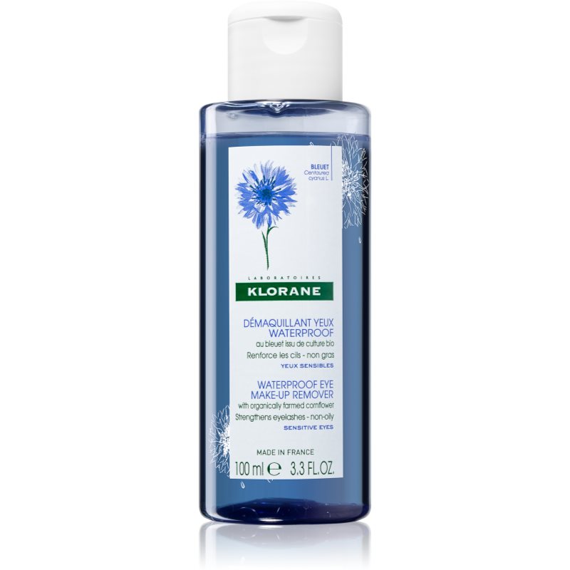 Klorane Cornflower vízálló szemfesték eltávolító az érzékeny arcbőrre 100 ml-Eredeti