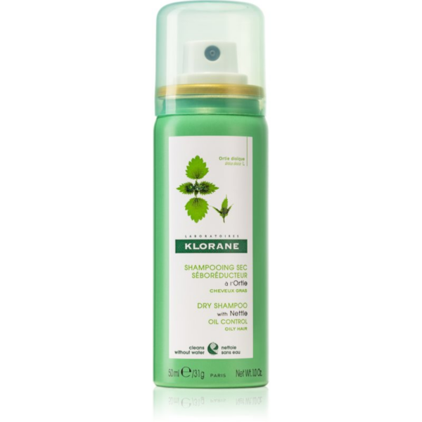 Klorane Nettle száraz sampon zsíros hajra 50 ml-ár Klorane Nettle száraz sampon zsíros hajra 50 ml-ár