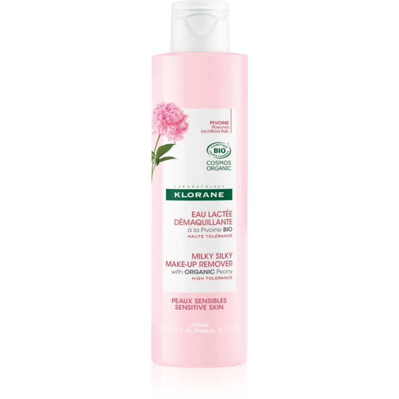Klorane Peony Milky Silky Make-up Remover sminklemosó tej a fejbőr megnyugtatására 200 ml-Ár