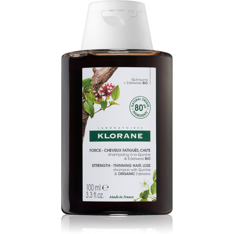 Klorane Quinine & Edelweiss Bio erősítő sampon hajhullás ellen 100 ml-Ár