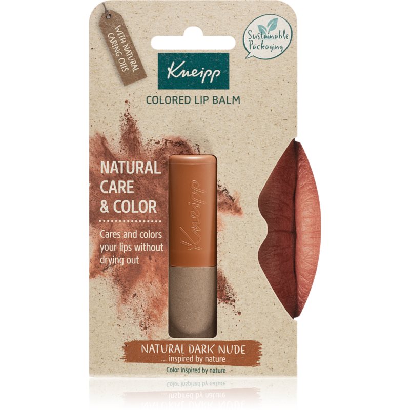 Kneipp Natural Care & Color tonizáló ajakbalzsam árnyalat Natural Dark Nude 3