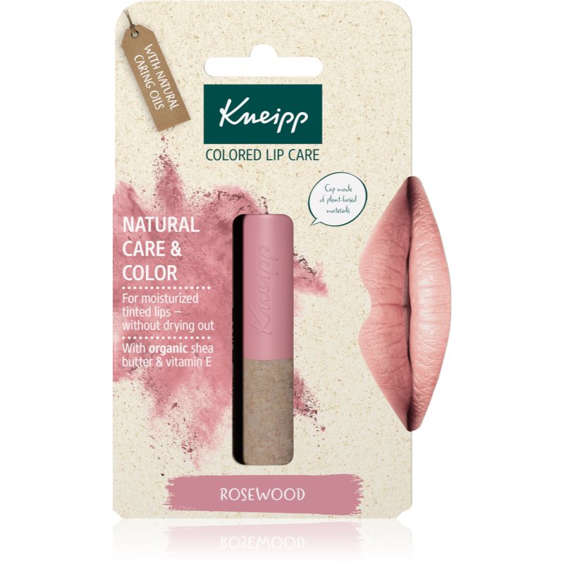 Kneipp Natural Care & Color tonizáló ajakbalzsam árnyalat Rosewood 3.5 g-ár