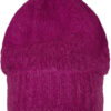 Knitted beanie - fuchsia
