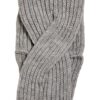 Knitted headband grey