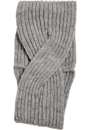 Knitted headband grey