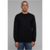 Knitted sweater with a neckline black