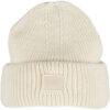 Knitted wool hat - cream