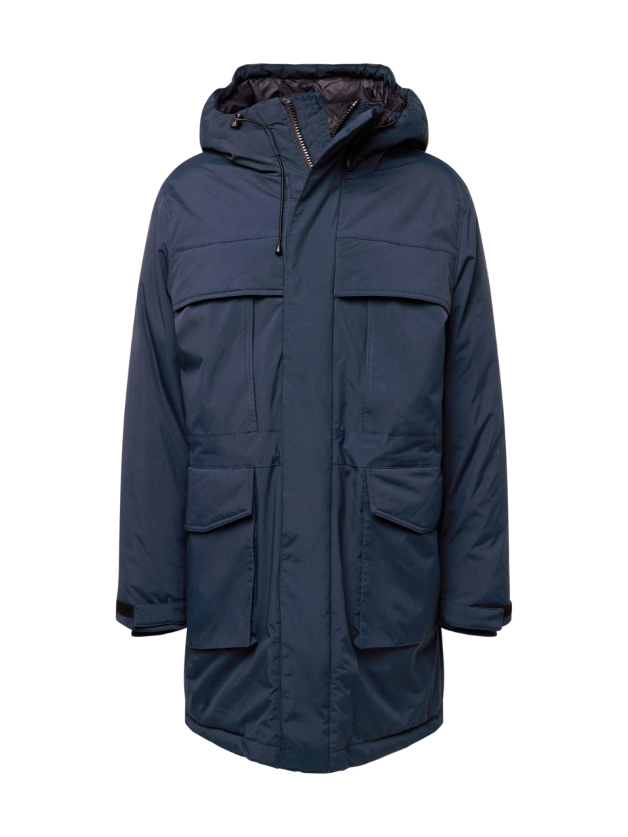 KnowledgeCotton Apparel Átmeneti parka 'APEX'  sötétkék-Ár