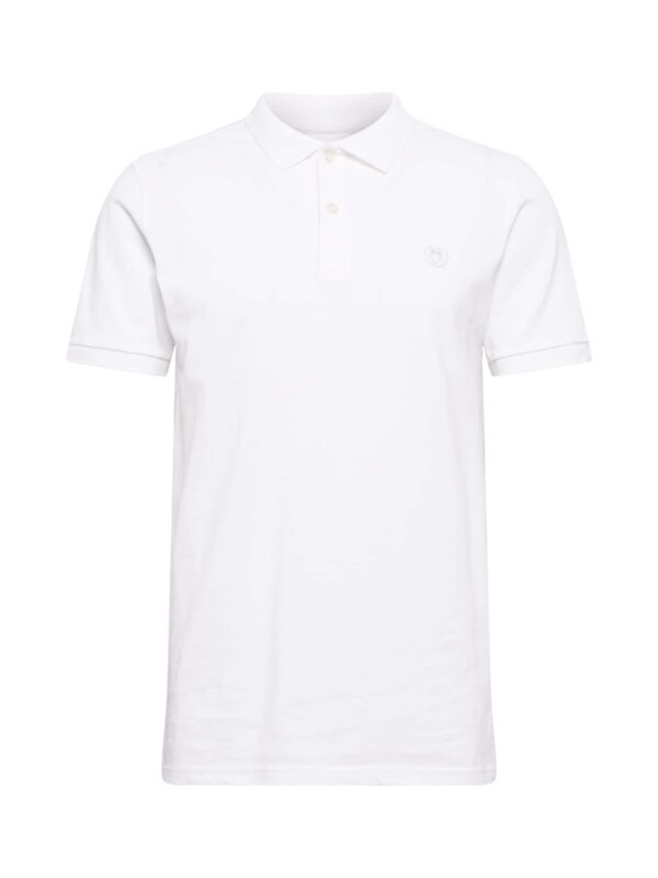 KnowledgeCotton Apparel Póló 'Rowan'  fehér-hu