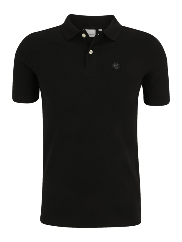 KnowledgeCotton Apparel Póló 'Rowan'  fekete-Ár