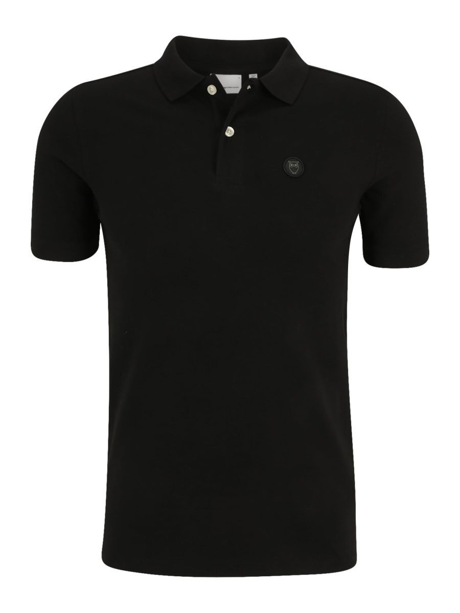 KnowledgeCotton Apparel Póló 'Rowan'  fekete-Ár