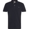 KnowledgeCotton Apparel Póló 'Rowan'  tengerészkék / fehér-hu